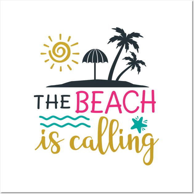 The beach is calling Wall Art by oceanys